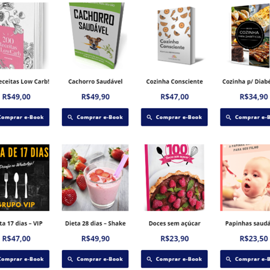 e-books saudáveis, e emagrecimento